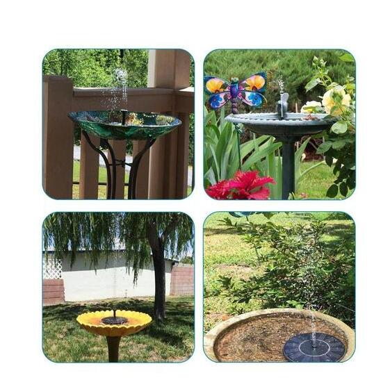 Solar-Powered Bird Bath Fountain – Eco-Friendly Water Feature