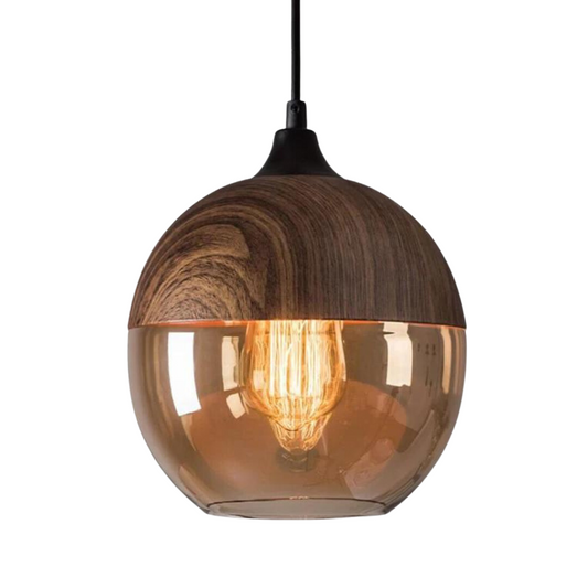 LUMINAIRE – Elegant Scandinavian Wooden Ceiling Light