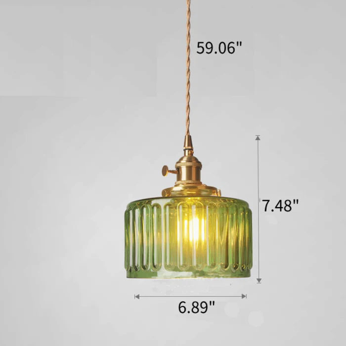 LUMINAIRE – Vintage Crystal Pendant Lamp