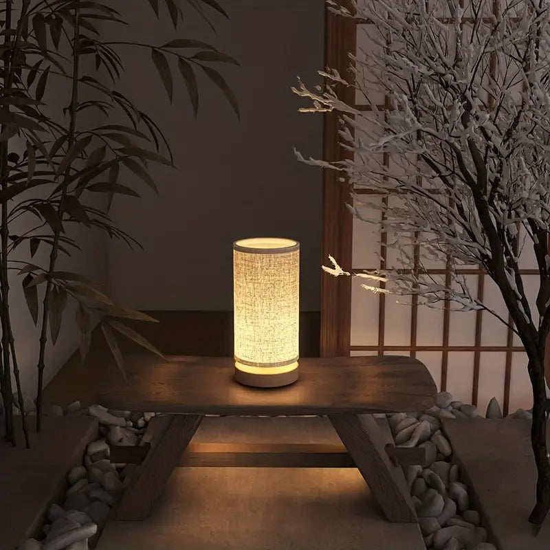 LUMINAIRE – Elegant Linen Look Night Lamp