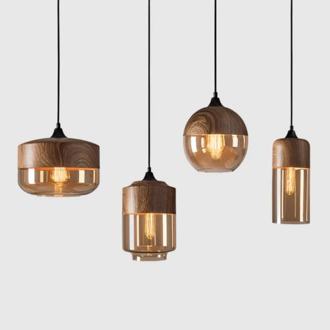 LUMINAIRE – Elegant Scandinavian Wooden Ceiling Light