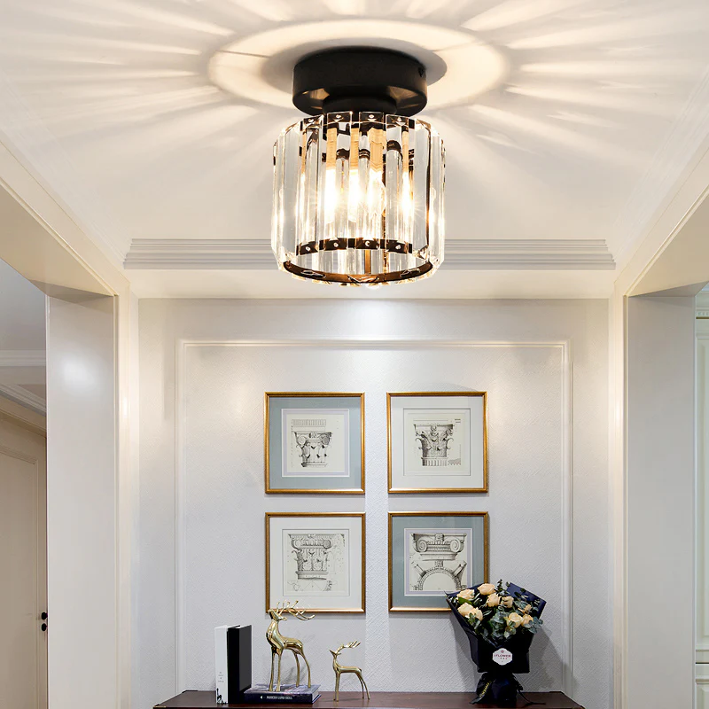 LUMINAIRE – Elegant Crystal Ceiling Light Fixture