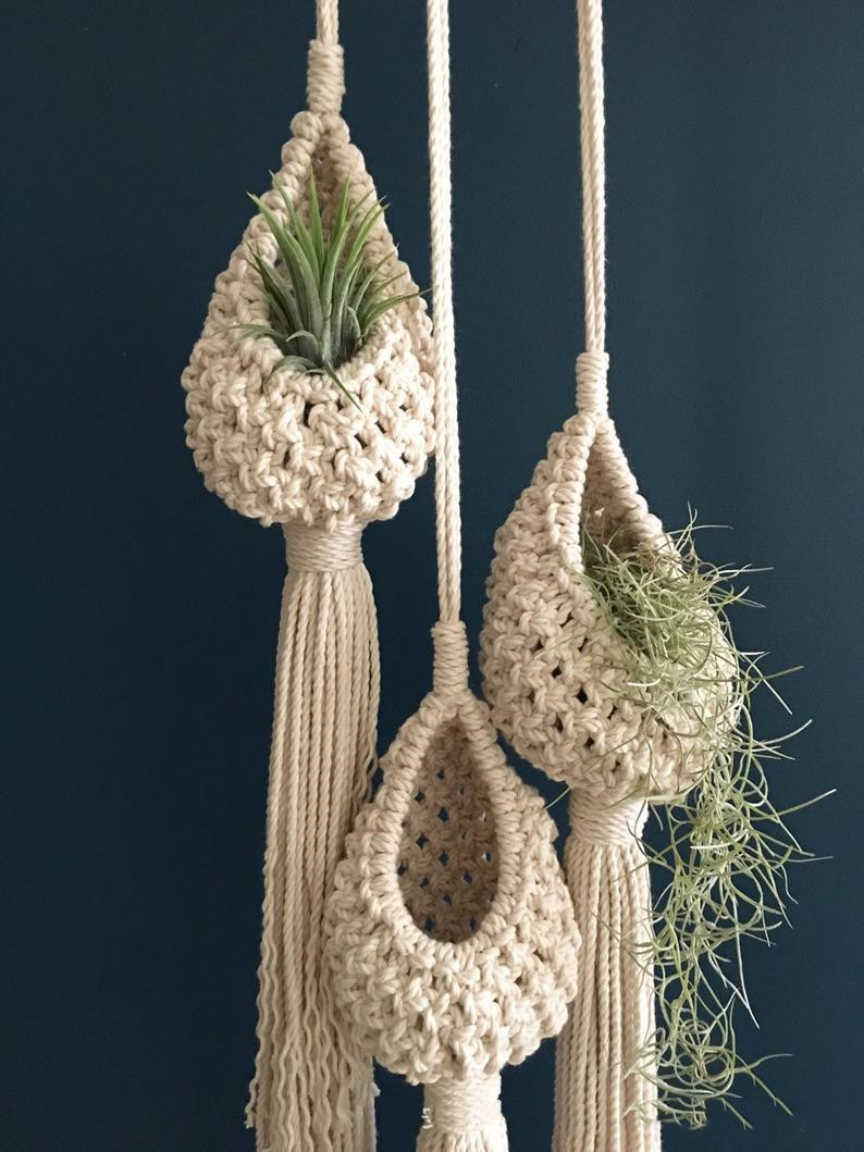 Handcrafted Boho Macramé Plant Hanger
