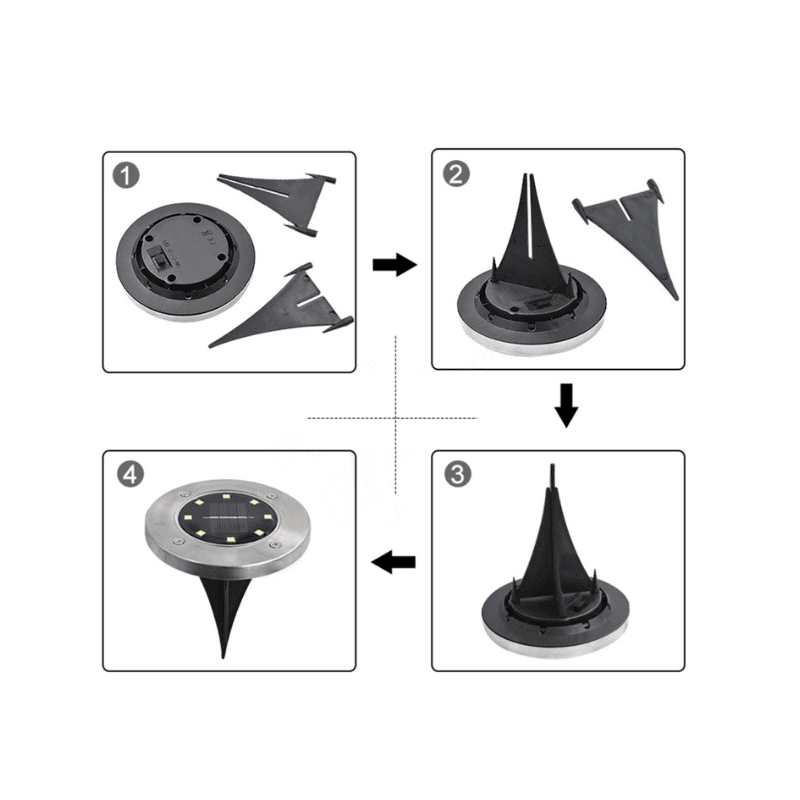Eco-Friendly Solar LED Garden Lights