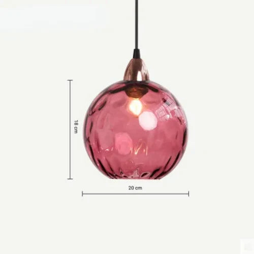 LUMINAIRE – Elegant Glass Sphere Pendant Light