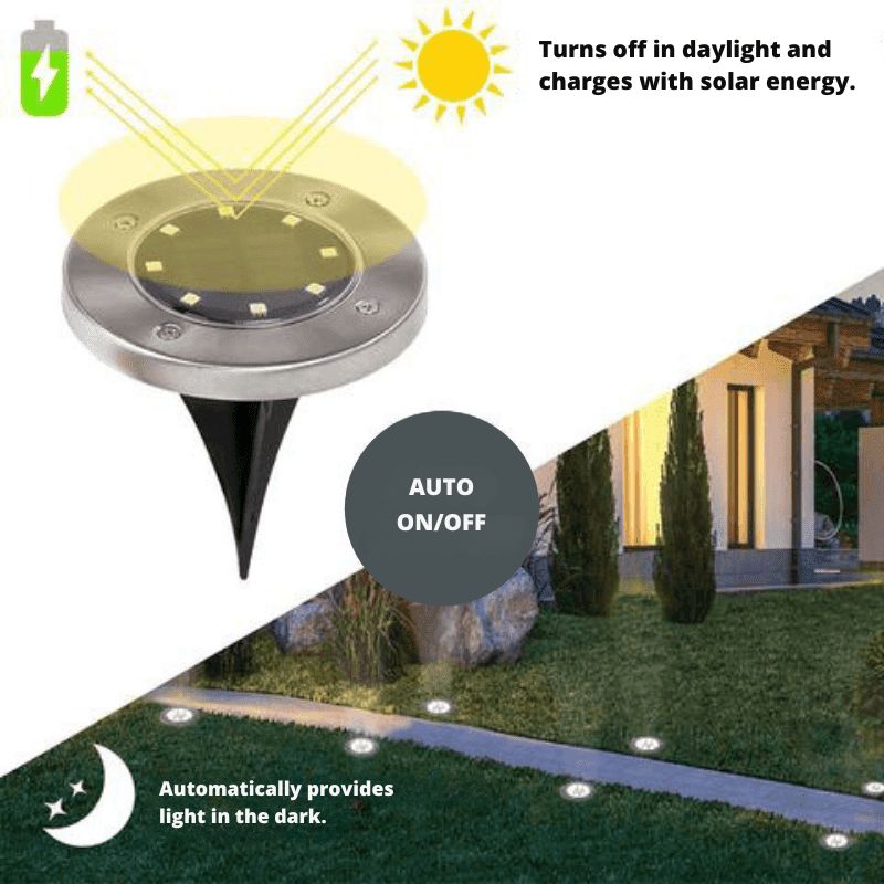 Eco-Friendly Solar LED Garden Lights