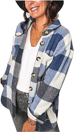 Chic Women's Button-Up Checked Shirt