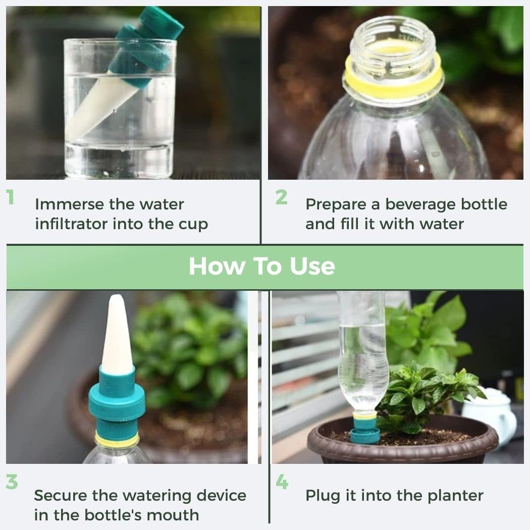 Effortless Self-Watering System for Plants
