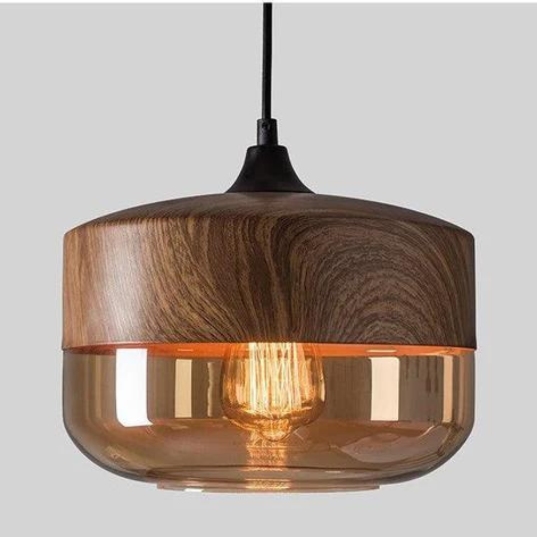 LUMINAIRE – Elegant Scandinavian Wooden Ceiling Light