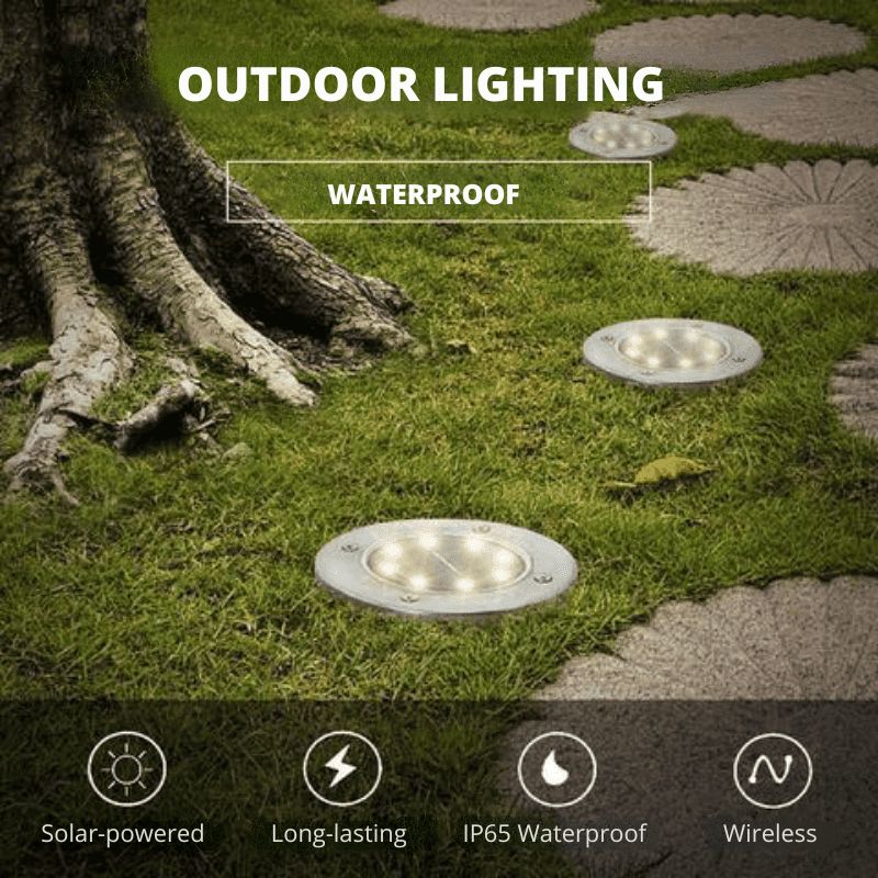 Eco-Friendly Solar LED Garden Lights
