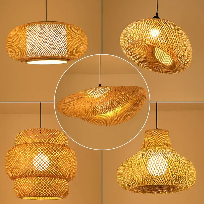 NATURA LUMINA – Handmade Rattan Pendant Lamp