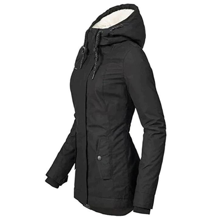 Women's Waterproof Insulated Winter Coat with Hood
