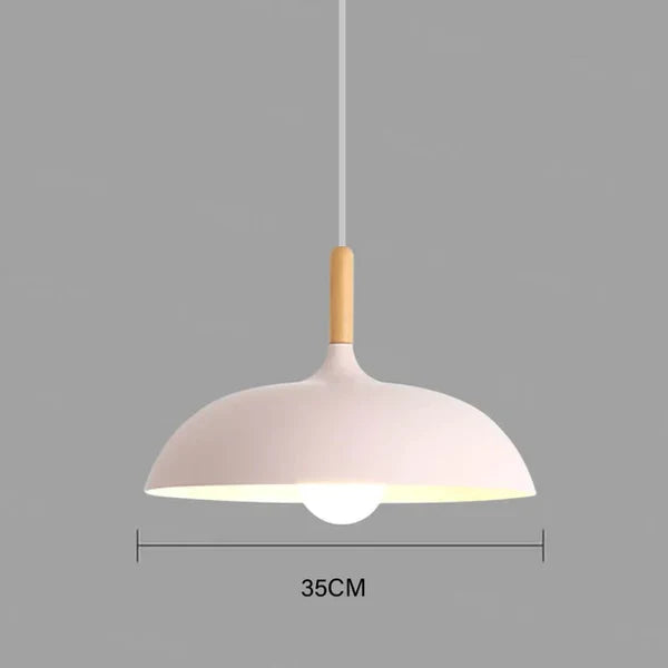 LUMINAIRE – Elegant Scandinavian Oak Ceiling Light