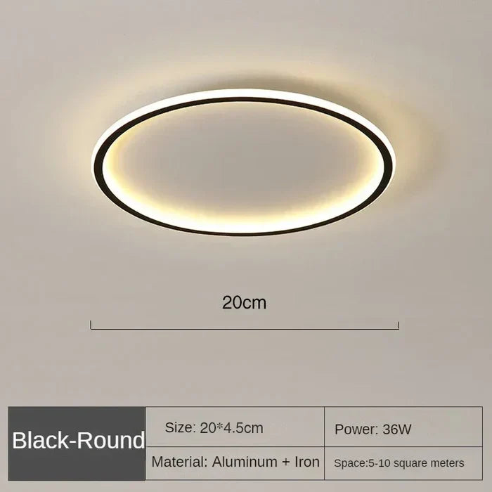 LUMINAIRE – Elegant Scandinavian Round Ceiling Light
