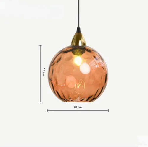 LUMINAIRE – Elegant Glass Sphere Pendant Light