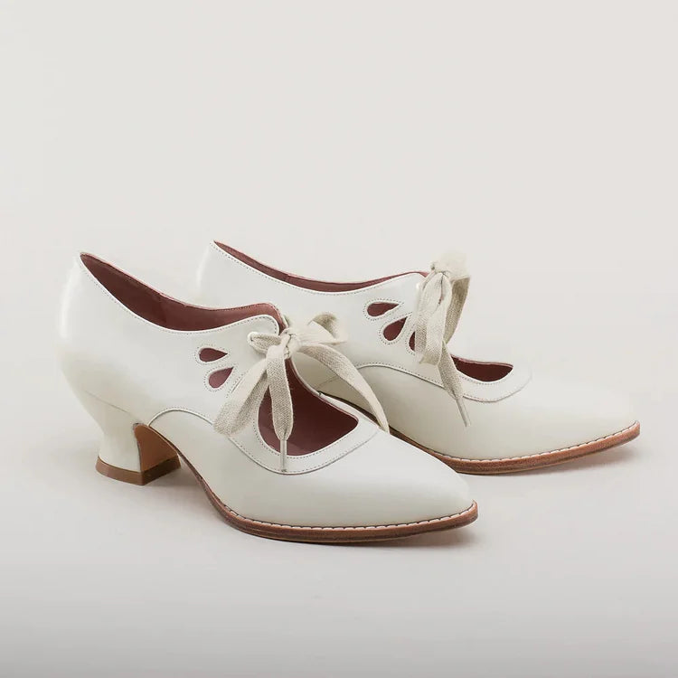 Timeless Edwardian Leather Shoes for Women