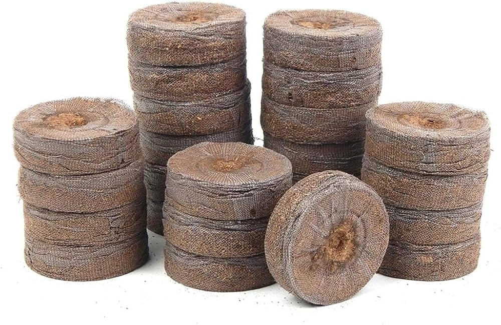 Eco-Friendly Coconut Fiber Seedling Pellets