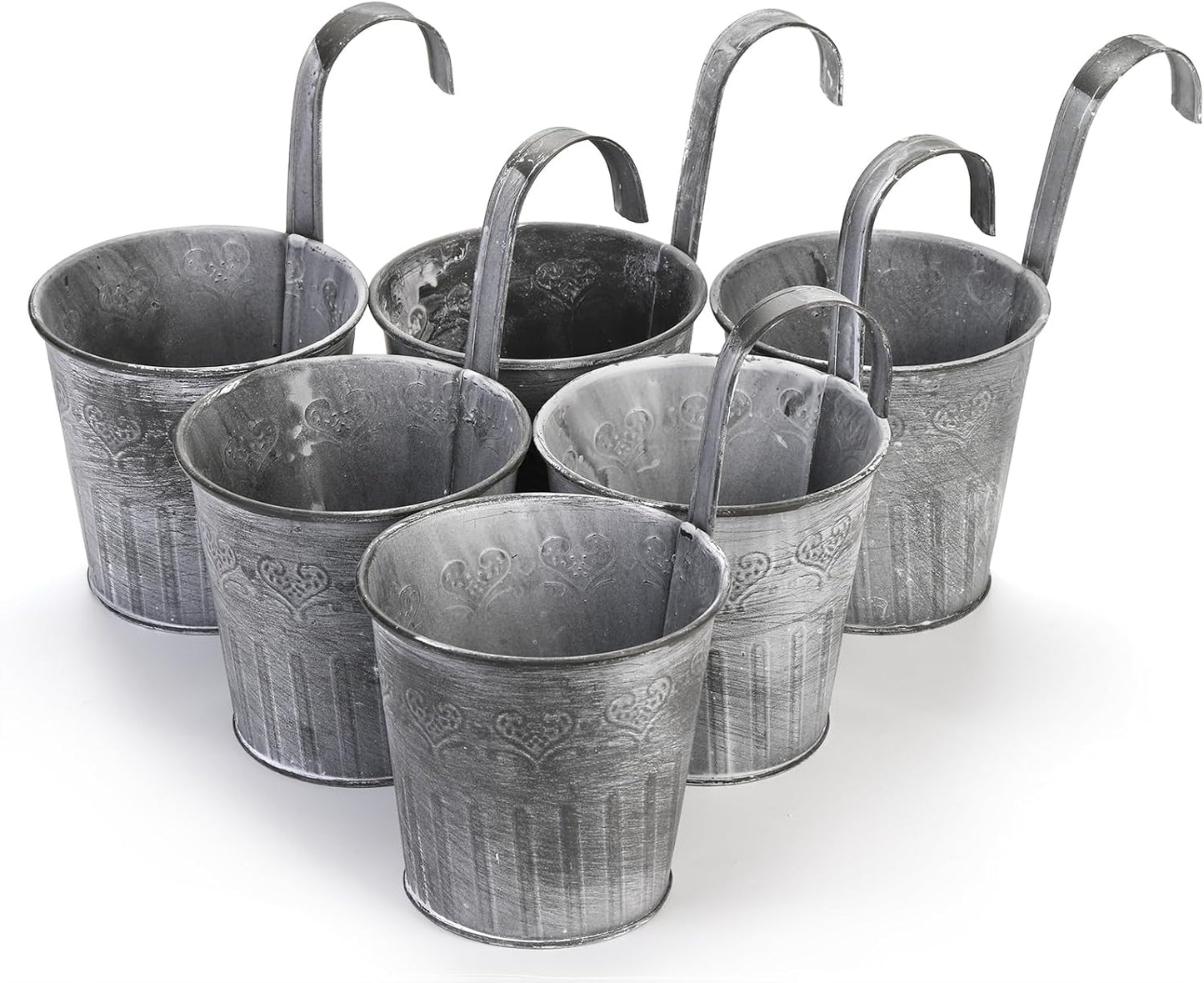 Vintage Hanging Metal Planter for Stylish Displays