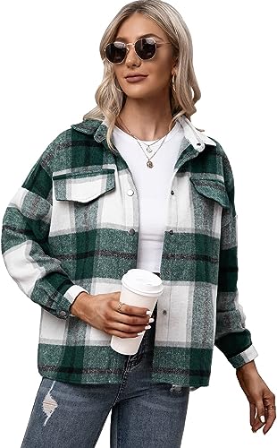 Chic Women's Button-Up Checked Shirt