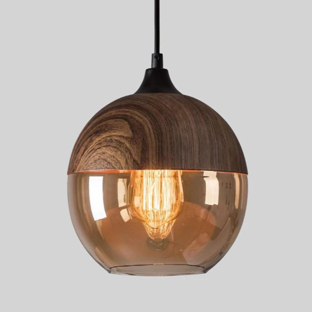 LUMINAIRE – Elegant Scandinavian Wooden Ceiling Light