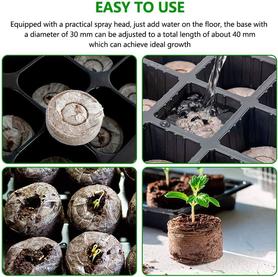 Eco-Friendly Coconut Fiber Seedling Pellets