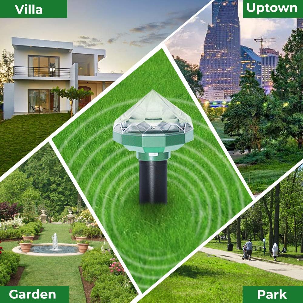 Eco-Friendly Solar Animal Repeller for Gardens