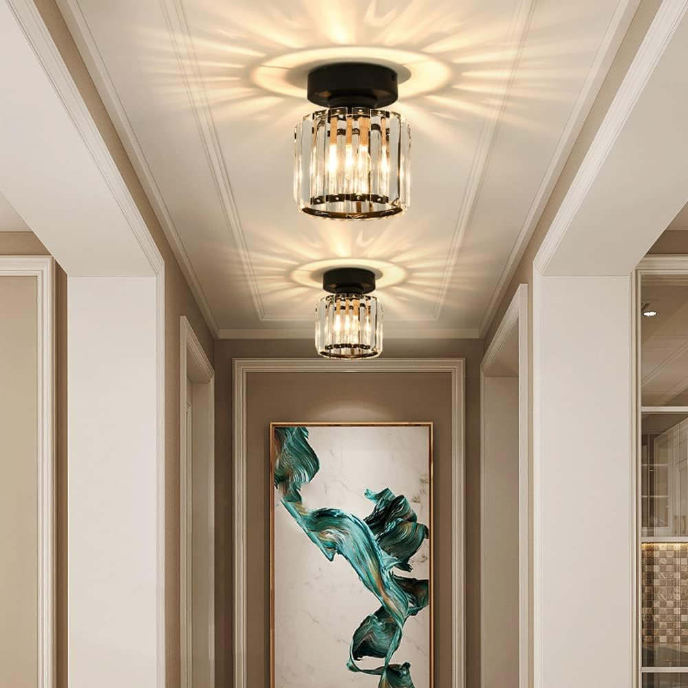 LUMINAIRE – Elegant Crystal Ceiling Light Fixture