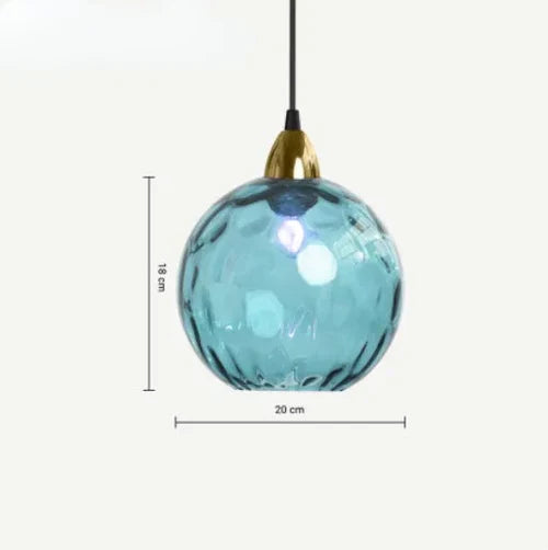 LUMINAIRE – Elegant Glass Sphere Pendant Light