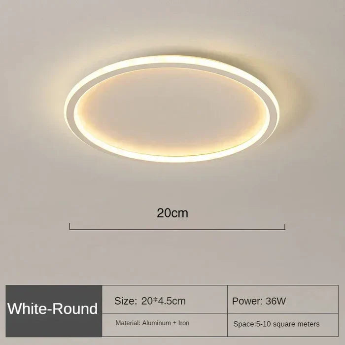 LUMINAIRE – Elegant Scandinavian Round Ceiling Light
