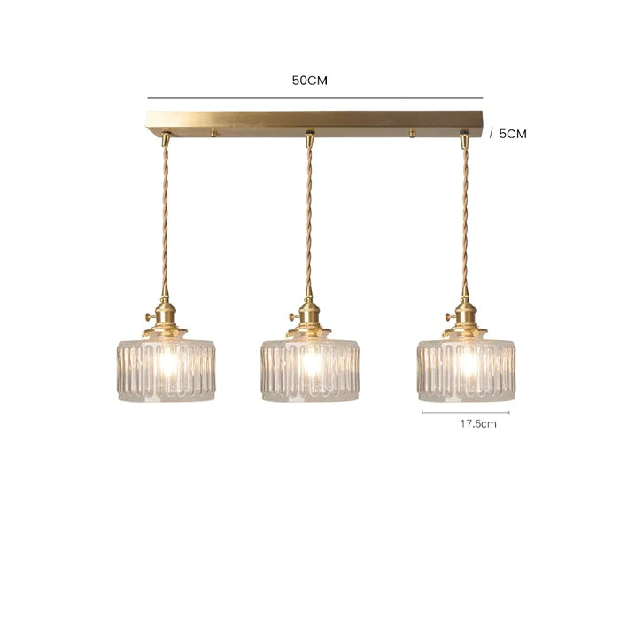 LUMINAIRE – Vintage Crystal Pendant Lamp