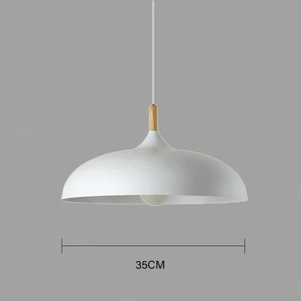 LUMINAIRE – Elegant Scandinavian Oak Ceiling Light