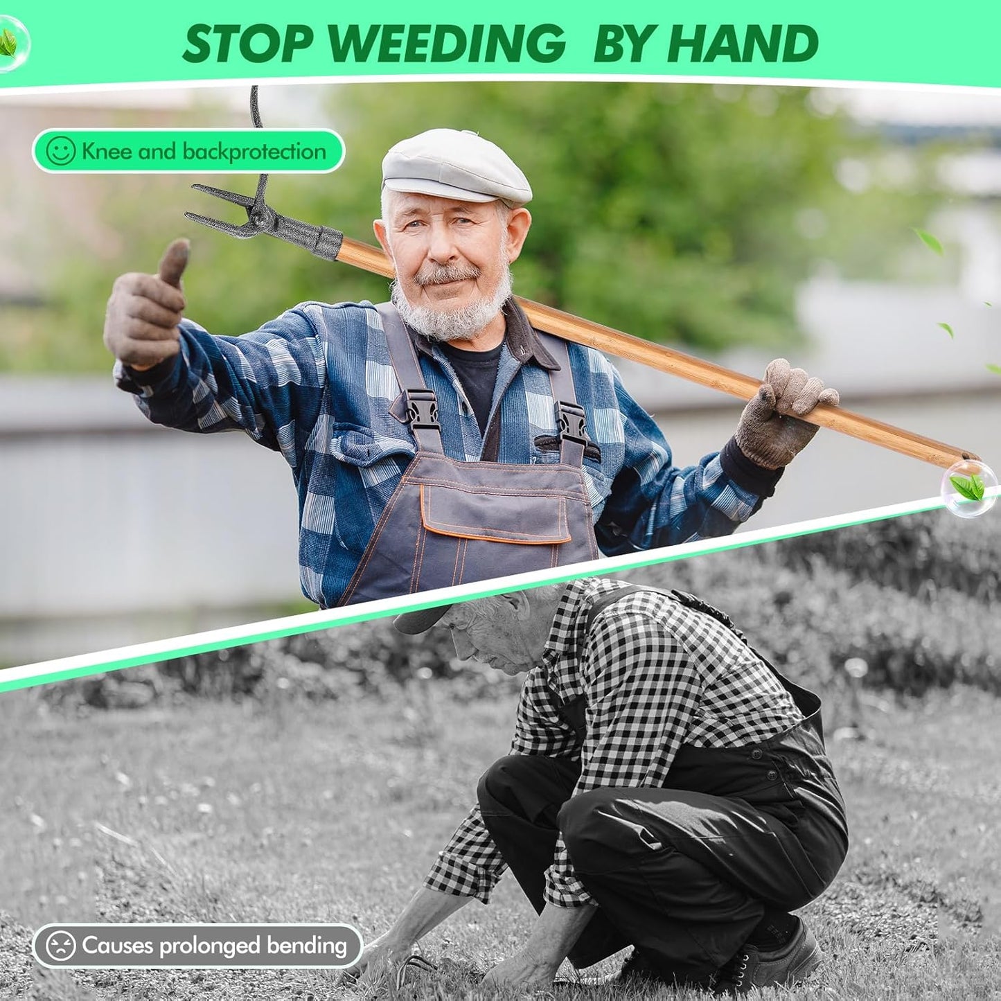 Effortless 4-Claw Weed Puller Tool