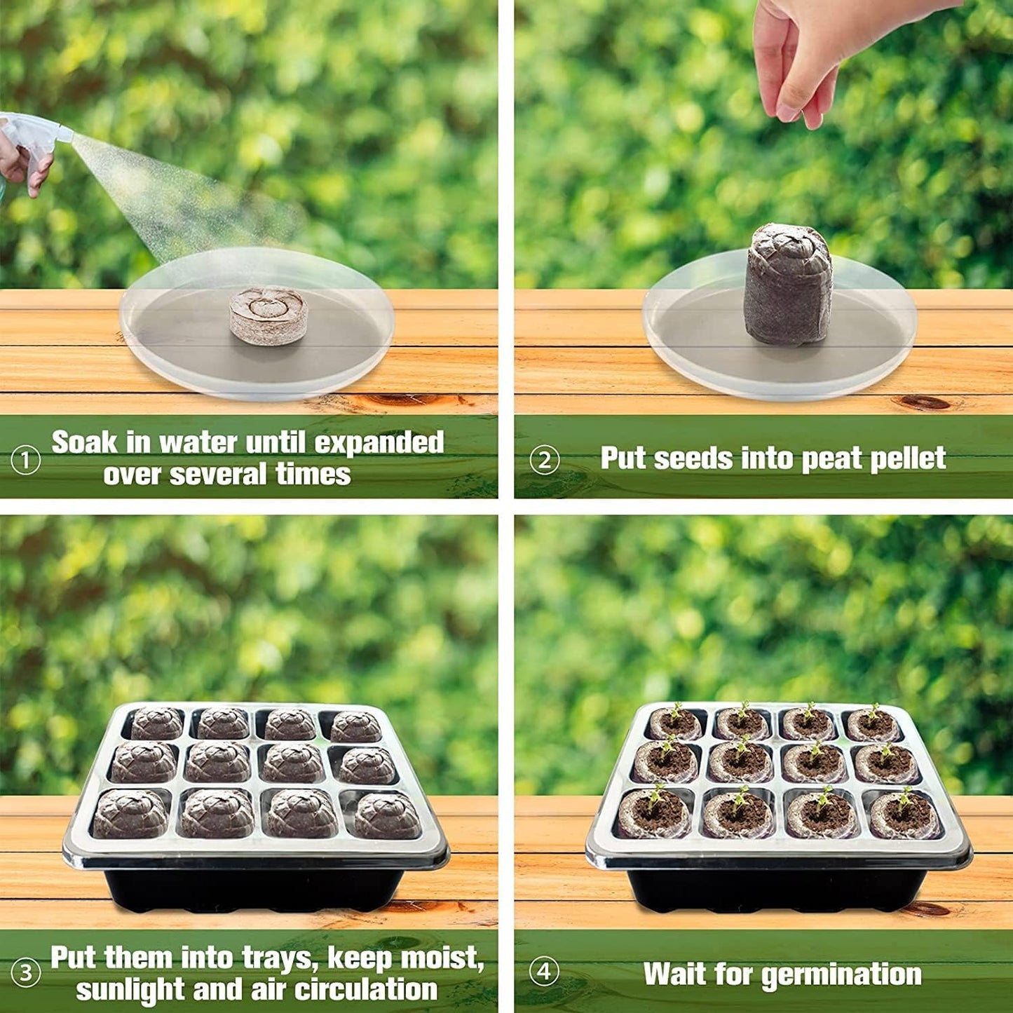 Eco-Friendly Coconut Fiber Seedling Pellets