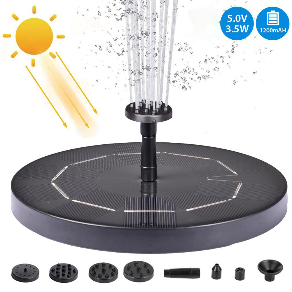 Solar-Powered Bird Bath Fountain – Eco-Friendly Water Feature