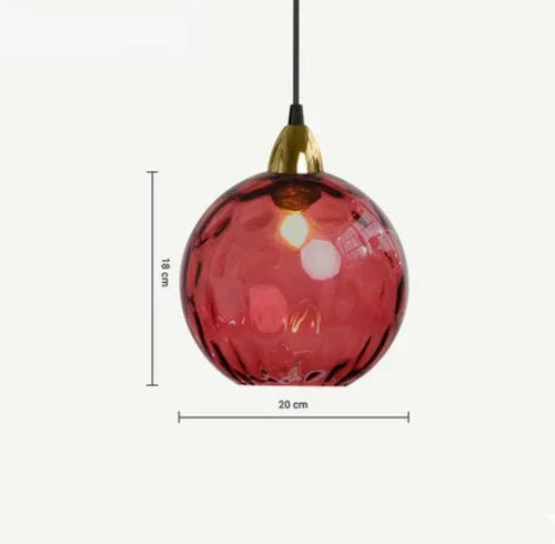 LUMINAIRE – Elegant Glass Sphere Pendant Light