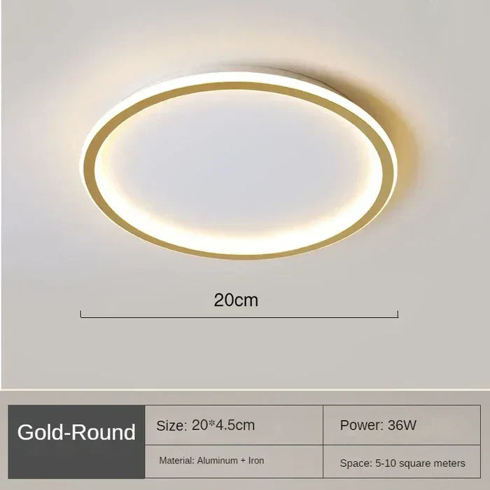 LUMINAIRE – Elegant Scandinavian Round Ceiling Light