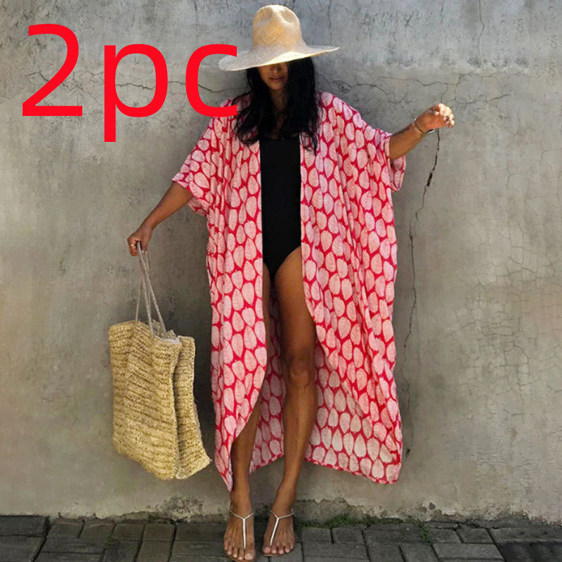 Elegant Sun Protection Beach Dress Cover-Up