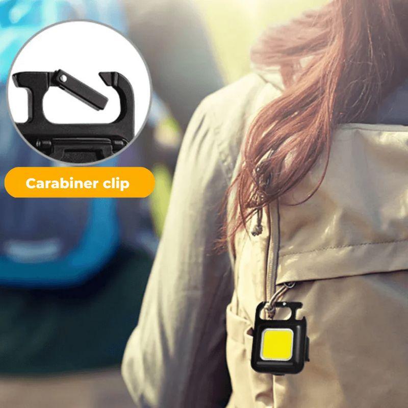 Versatile LED Keychain Light & Tool