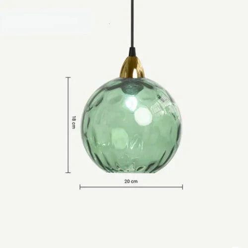 LUMINAIRE – Elegant Glass Sphere Pendant Light