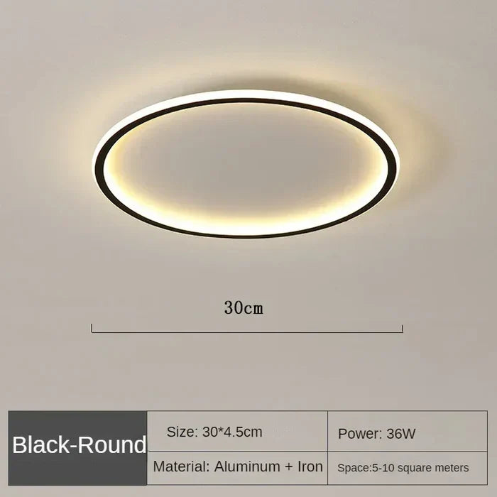 LUMINAIRE – Elegant Scandinavian Round Ceiling Light