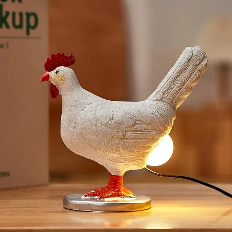 CHICKLEAP – Whimsical Chicken Table Lamp for Cheerful Decor