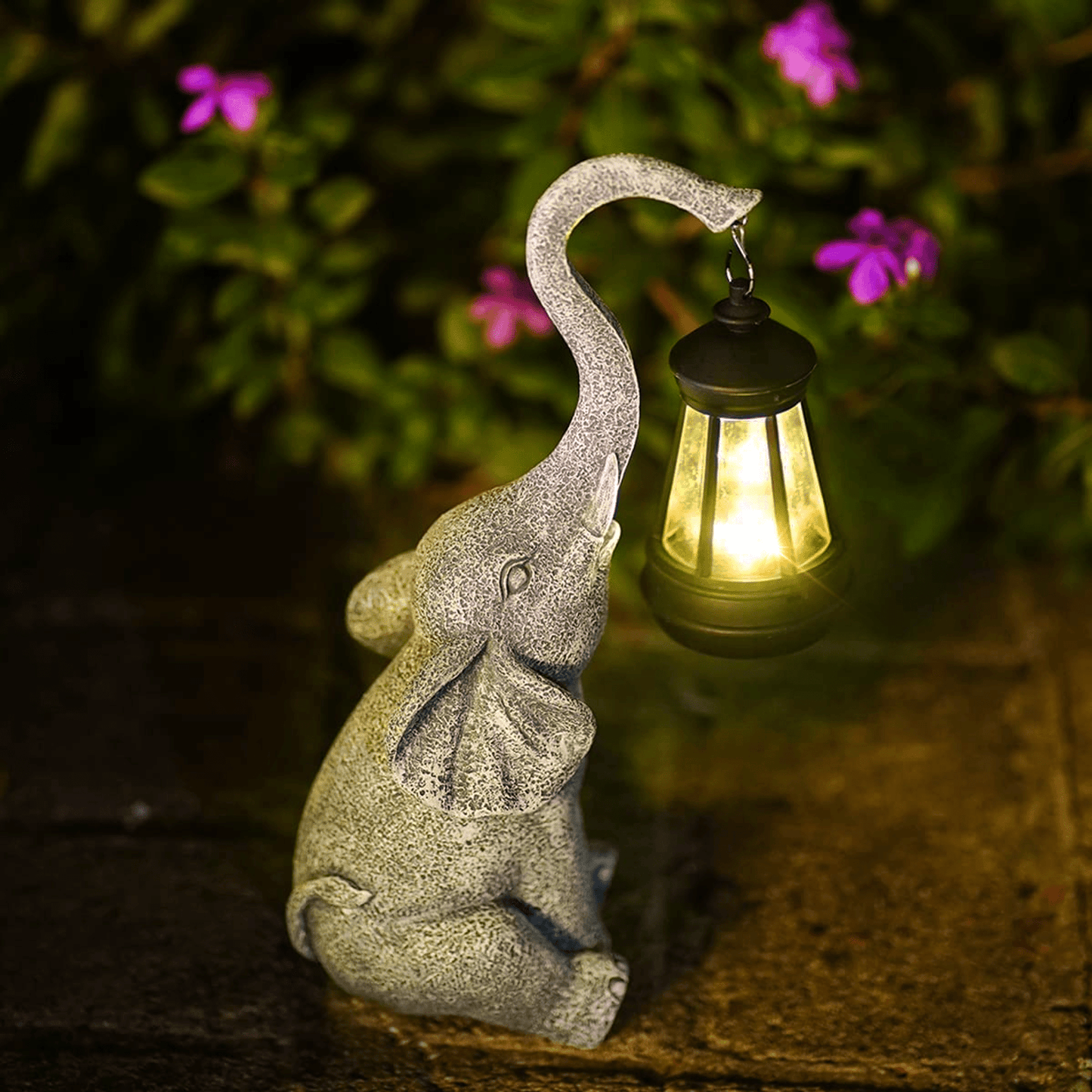 LUMINOELEPHANT – Enchanting Solar Garden Lamp
