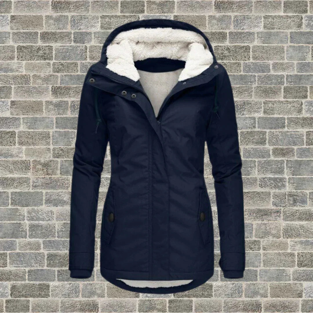 Elegant Hooded Winter Coat for Women