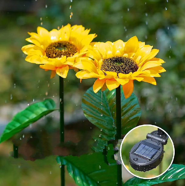 SUNSHINE BLOOM – Realistic Solar-Powered Garden Lamp