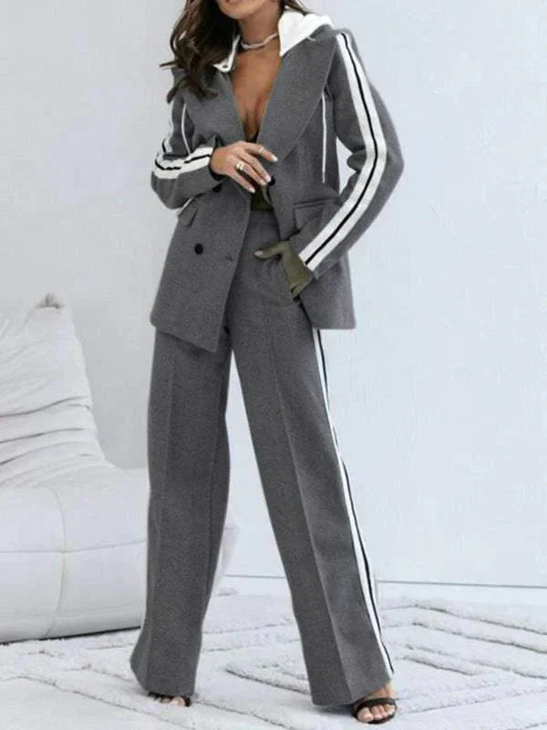 Stylish Women's Blazer and Jogger Set