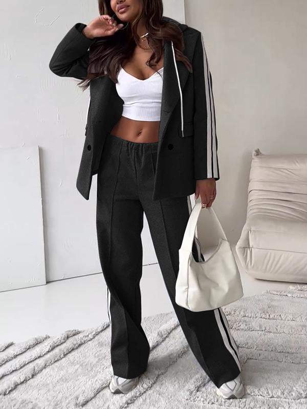 Stylish Women's Blazer and Jogger Set