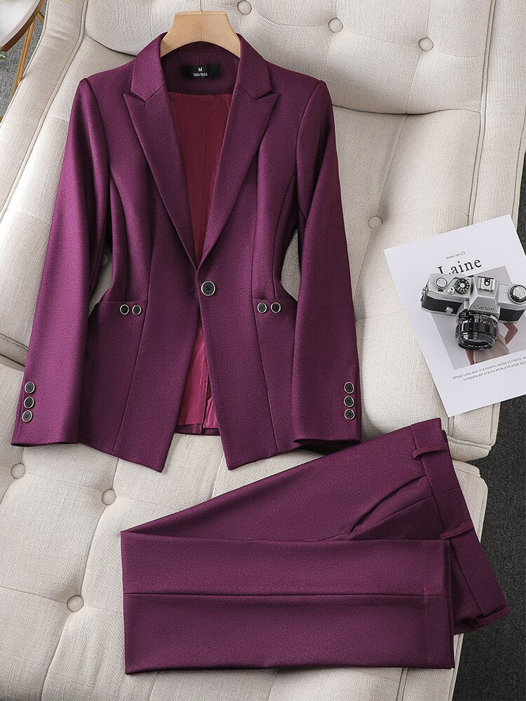 Elegant Tailored Blazer Set for Women