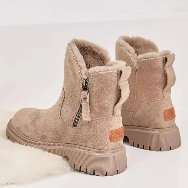 Stylish Mid-Calf Snow Boots for Women
