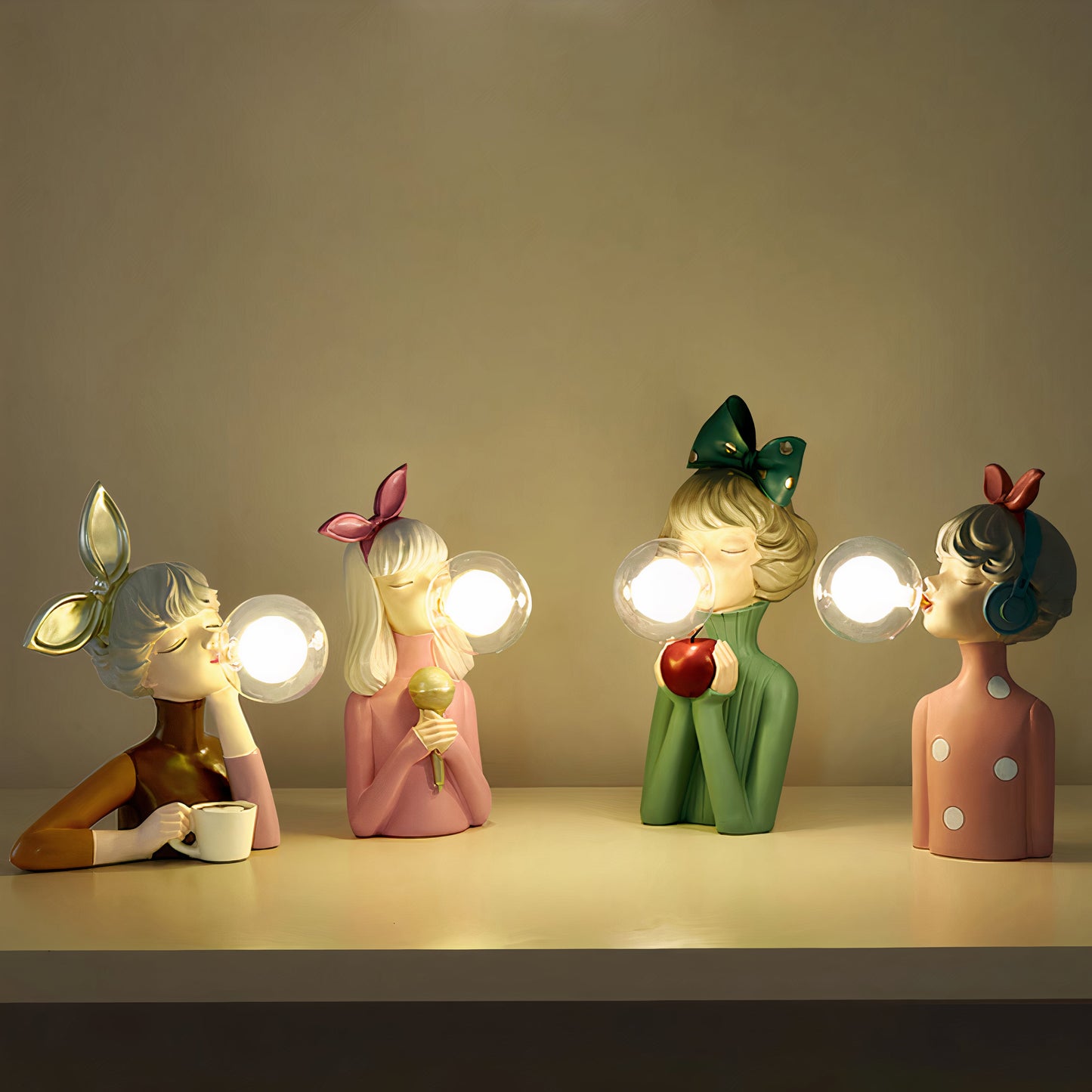 LUMINAIRE – Handcrafted Artistic Table Lamp