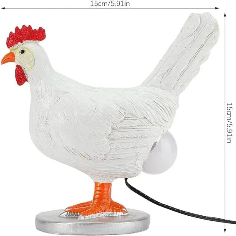 CHICKLEAP – Whimsical Chicken Table Lamp for Cheerful Decor